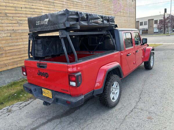 2021 Jeep Gladiator Sport S 4x4 Red with Tent Topper - Image 3