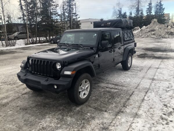 2020 Jeep Gladiator Sport S 4x4 Black with Tent Topper - Image 2