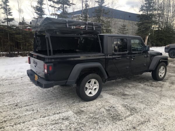 2020 Jeep Gladiator Sport S 4x4 Black with Tent Topper - Image 4