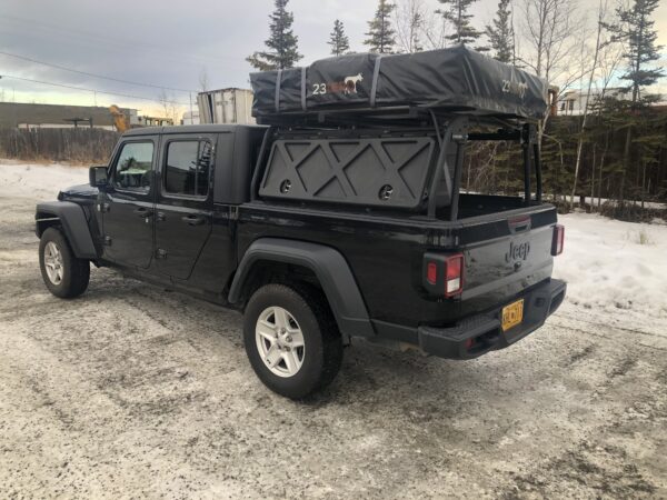 2020 Jeep Gladiator Sport S 4x4 Black with Tent Topper - Image 7